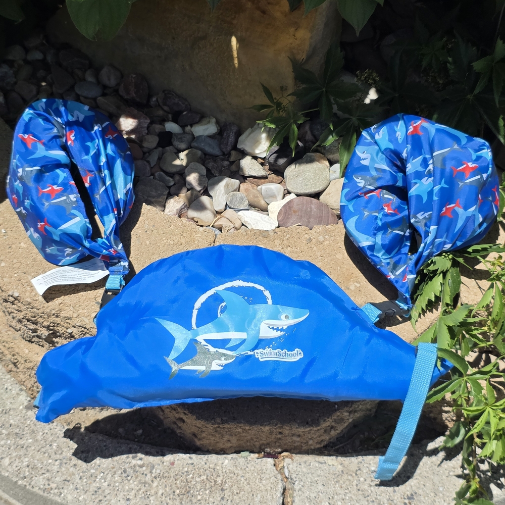 Blue Shark Kids Swim Vest